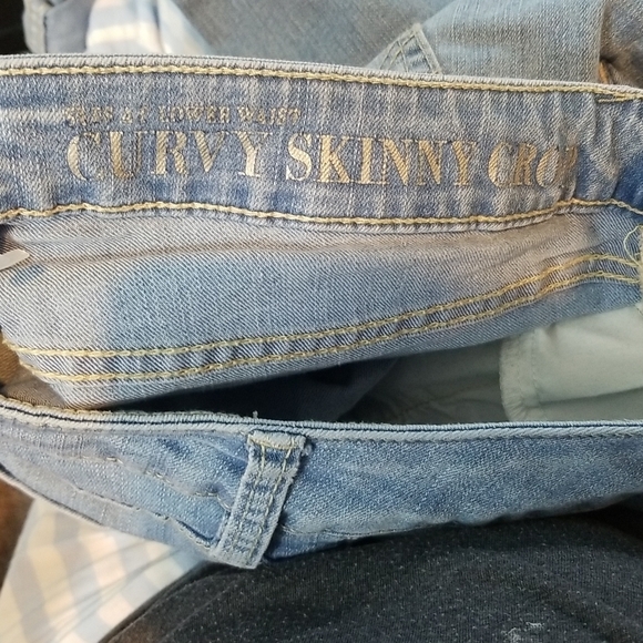 3/$25 NY&C Size 4 Curvy Skinny Crop Jeans - Picture 4 of 5